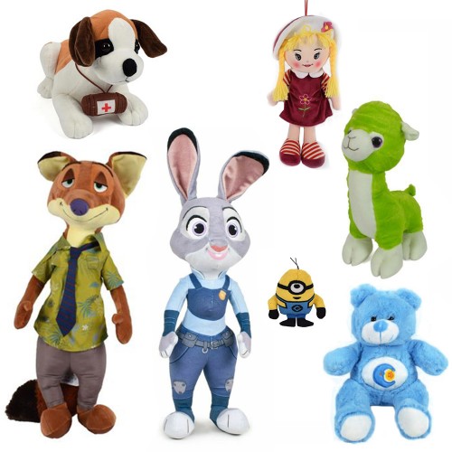 Peluche Da Collezione Disney E Animaletti Vari Di Varie Dimensioni Per Bambini 
